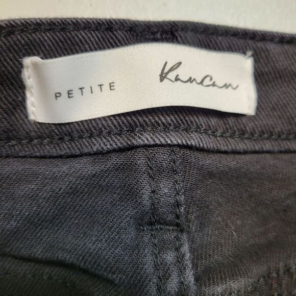 KanCan Style KC7346BK Black High Rise Flare Leg Jeans Petite 13/30 - Picture 8 of 12